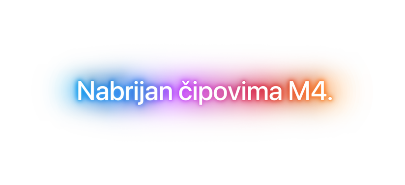 Nabrijan čipom M4.