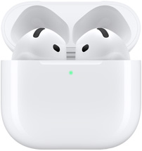 Image of AirPods 4 from the front