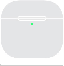 Illustration of AirPods 4 charging case showing the front width of 30.2 mm.