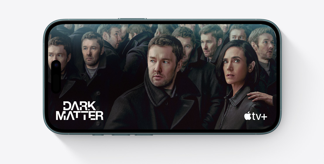 Static screen of scene from Apple+ series, Dark Matter.